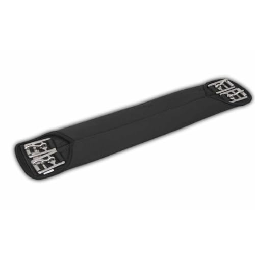 Amesbichler Amka Sattelgurt Neopren Kurzgurt Dressurgurt Schwarz