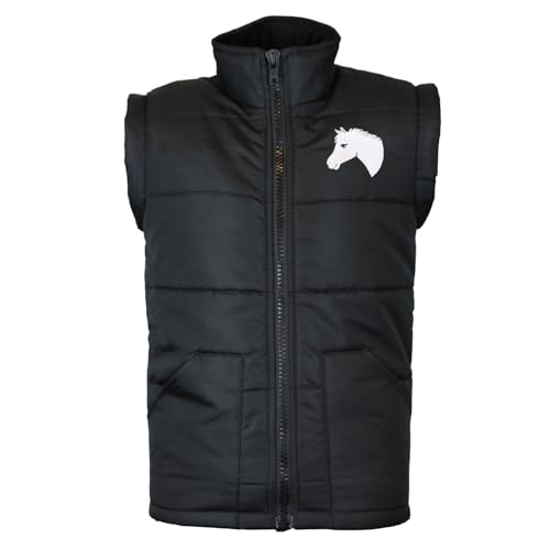 Ms Trachten Kinder Reitweste Mia Schwarz Warm Gef