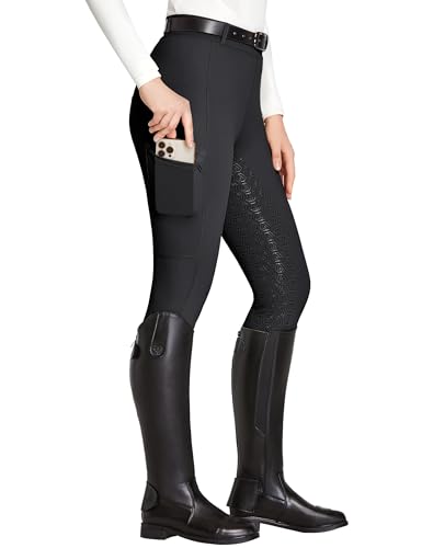 Fitst4 Sports Reitleggings Damen Reithose M Dchen Silikon