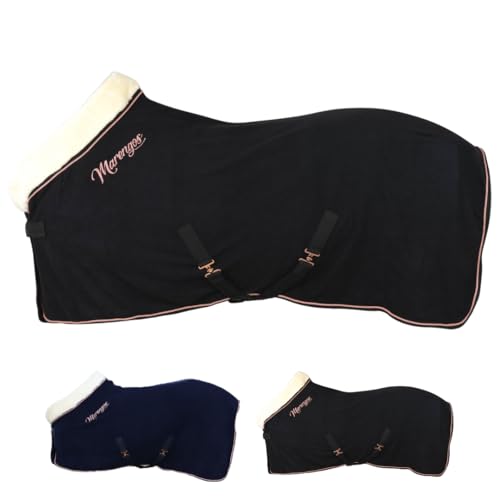 Marengos Abschwitzdecke Modern Ros Fleecedecke Mit Kreuzgurten Frontverschnallung