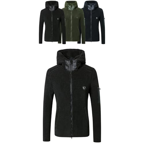 Covalliero Damen Hoodyjacke Zipper Hoodie Aus Teddy Fleece
