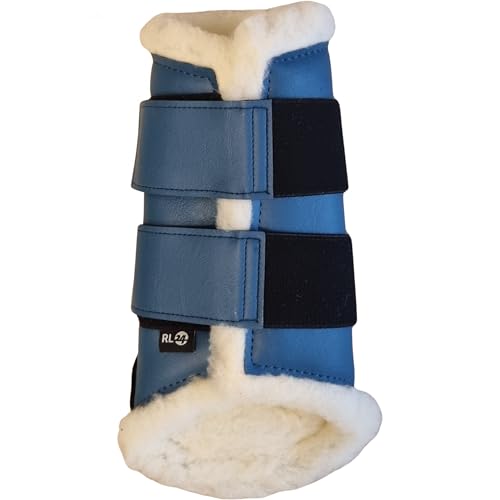 Rl24 Gamaschen Comfort Pferdegamaschen Mit Weichem Teddyfutter Klettverschl