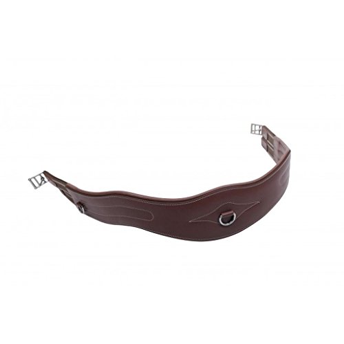 Qhp Sattelgurt Leder Anatomisch Geformt Ziern Hte D