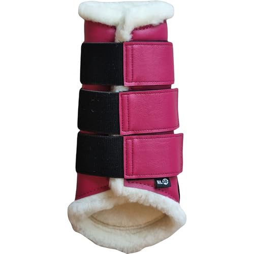 Rl24 Gamaschen Comfort Pferdegamaschen Mit Weichem Teddyfutter Klettverschl