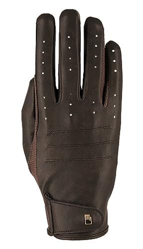 Roeckl Sports Reithandschuh Malaga Turnier Sommer Handschuh Mokka