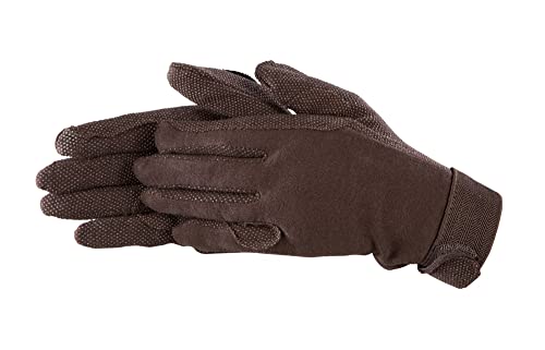Pfiff 011318 Unisex Handschuhe Baumwolle Reithandschuhe Braun Braun