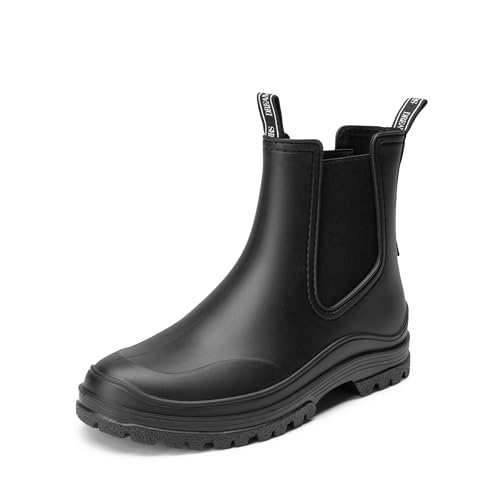 Dream Pairs Damen Stiefel Halbhoch Chelsea Boots Ankle