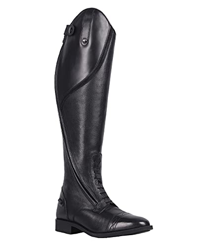 Qhp Eleganter Damen Leder Reitstiefel Tamar Adult Normal