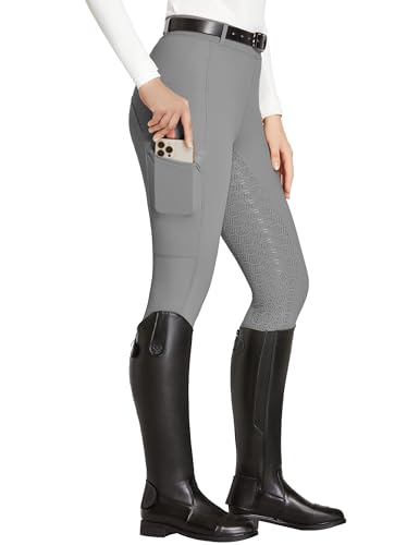 Fitst4 Sports Reitleggings Damen Reithose M Dchen Silikon