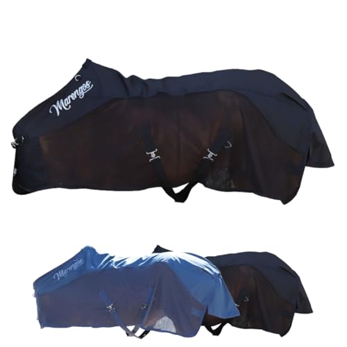 Marengos Regen Fliegendecke Comfort Pferdedecke Mit Mesh Kreuzgurten