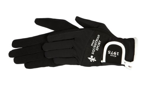 Pfiff 101391 Damen Handschuhe Reithandschuhe Damenreithandschuhe Schwarz M