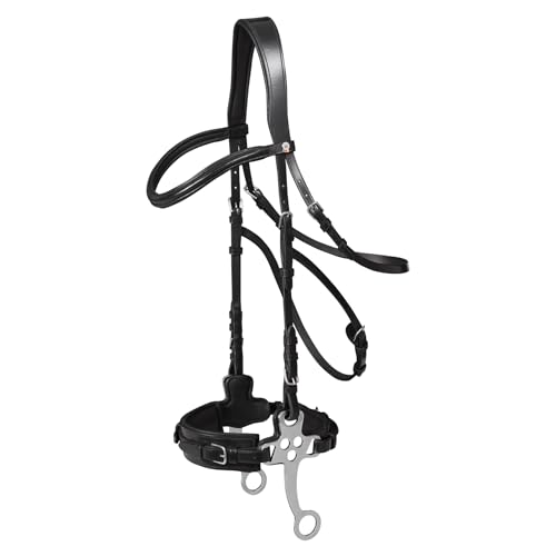 Waldhausen Trensenzaum X Line Hackamore Schwarz Wb