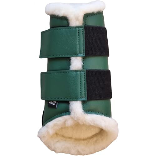 Rl24 Gamaschen Comfort Pferdegamaschen Mit Weichem Teddyfutter Klettverschl