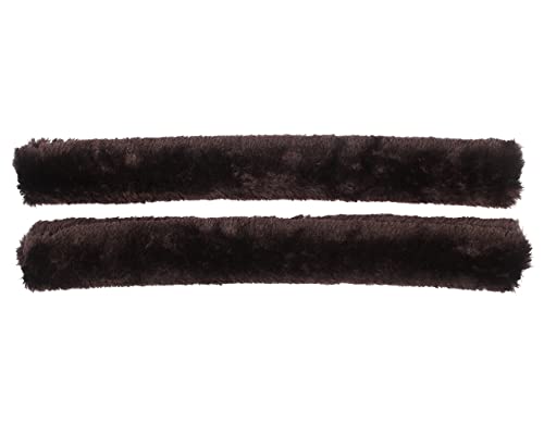 Qhp Z Gelschoner Kunstfell Mit Klettverschluss 45 Cm