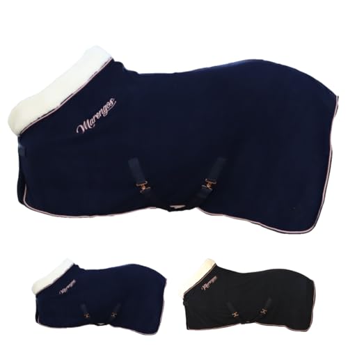 Marengos Abschwitzdecke Modern Ros Fleecedecke M Kreuzgurten Frontverschnallung