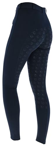 Covalliero Damen Reithose Organomic Trainingshose Navy 140 Eu