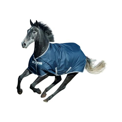 Bucas Freedom Turnout 125 Pferdedecke 150g Navy Silber