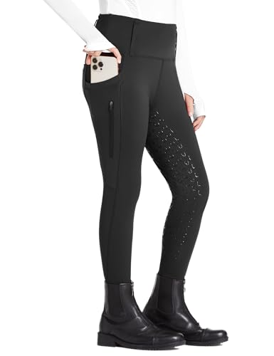 Fitst4 Sports Kinder Reithose M Dchen Reitleggings Silikon