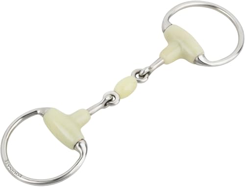 Equinate Olivenkopfgebiss Mit Apfelgeschmack 18mm Doppelt Gebrochen 12