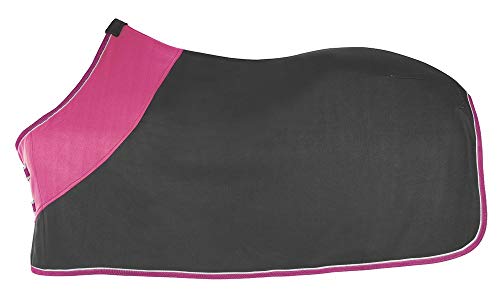 Pfiff 100983 Polarfleecedecke Fleecedecke Pferdedecke Abschwitzdecke Grau Pink