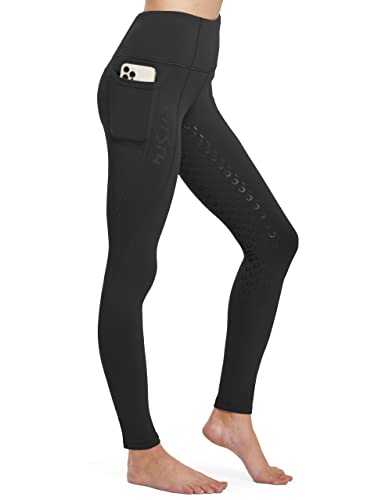 Fitst4 Sports Damen Winterreitleggings Silikon Vollbesatzreithose Mit Fleecefutter