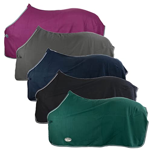 Marengos Abschwitzdecke Economic Pferdedecke Mit Schweifkordel Widerristpolster Metallverschluss