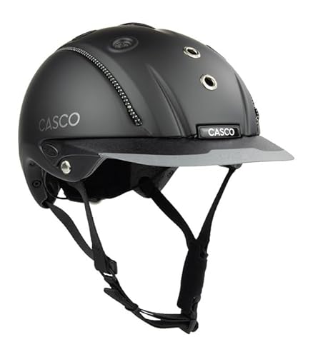Casco Reithelm Mistrall Prime Black Gr E M