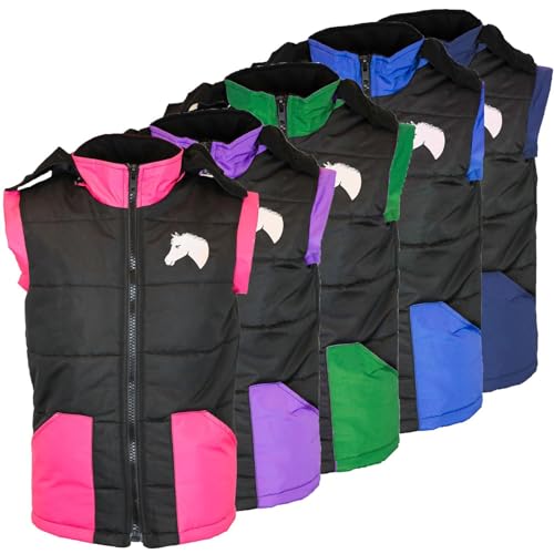 Ms Trachten Kinder Winter Reitweste Mia Schwarz Gr