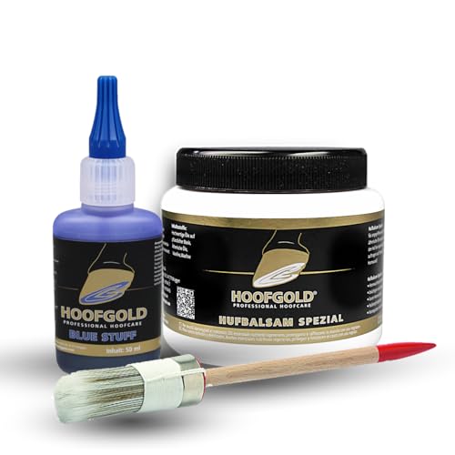 Hoofgold Set Hufbalsam Spezial Bluestuff Strahlf Ule Pferd