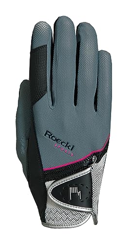 Roeckl Sports Reithandschuh Madrid Turnier Sommer Handschuh Grau