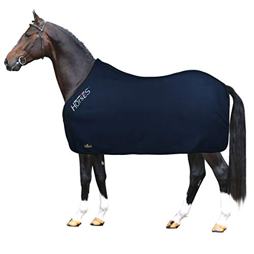 Horses Fleece Pferdedecke Basismodell Weich Und Bequem Ideal