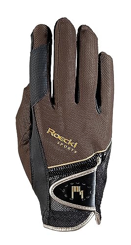 Roeckl Sports Reithandschuh Madrid Turnier Sommer Handschuh Mokka