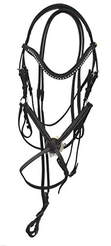 Rhinegold 0 Anatomic Mexican Bridle Cob Havana Trense