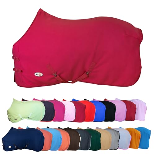 Rl24 Abschwitzdecke Mit Kreuzgurt Basicline Pink 155cm