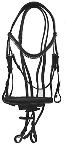 Rhinegold 0 Anatomic Cavesson Bridle Cob Havana Trense