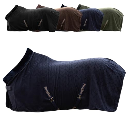 Covalliero Fleecedecke Pferde Abschwitzdecke Transportdecke Mit Brustschnalle Schweifriemen