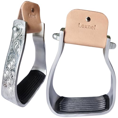 Lexnel Western Reitsteigb Gel Aus Aluminium Silber Gedreht