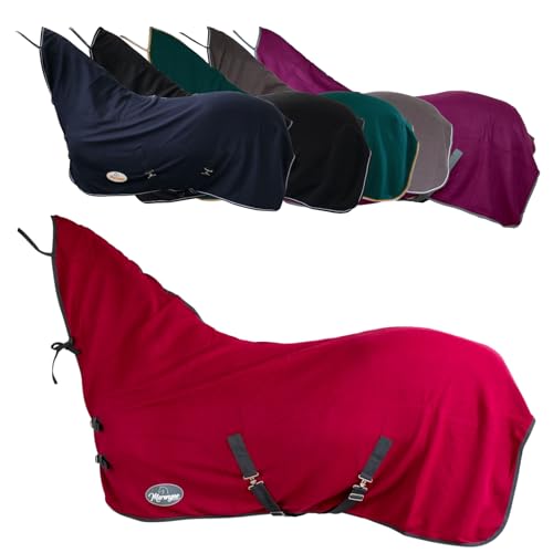 Marengos Abschwitzdecke Economic Mit Halsteil Pferdedecke M Kreuzgurt