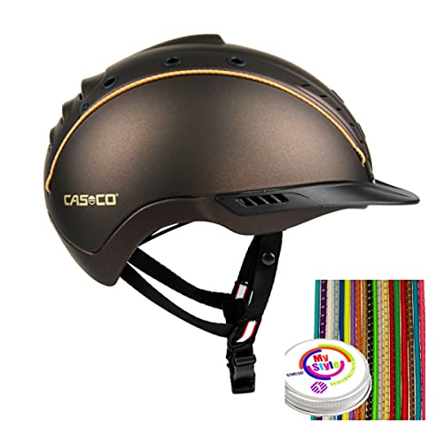 Reithelm Mistrall 2 Casco Dunkelbraun M L 58