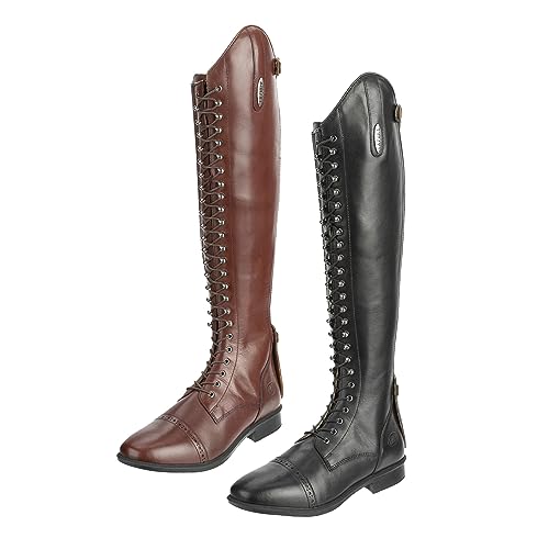 Lazura Damen Reitstiefel Bologna In Braun Stiefel Aus
