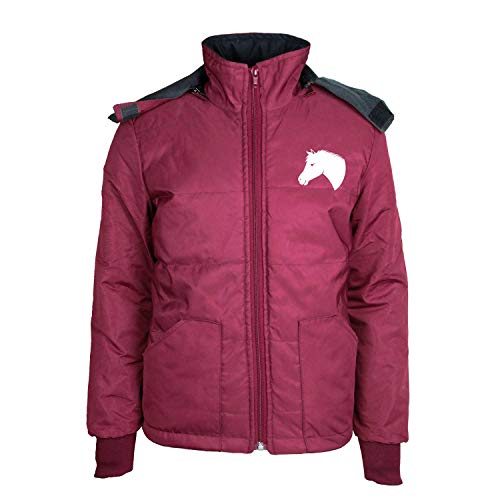 Ms Trachten Kinder Winter Reitjacke Mia Maroon Warm