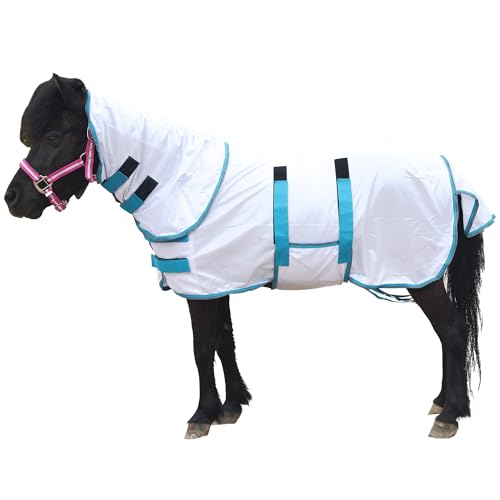 Gallopoff Pony Shetty Fliegendecke Mit Halsteil Leichte Atmungsaktive
