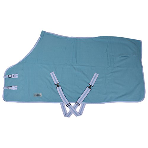 Qhp Fleecedecke Color Abschwitzdecke Kreuzgurte Trendige Farben 135