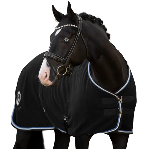 Equilyx Abschwitzdecke Pferd Mit Beidseitig Abnehmbaren Kreuzgurten Extra