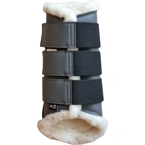 Rl24 Gamaschen Comfort Pferdegamaschen Mit Weichem Teddyfutter Klettverschl