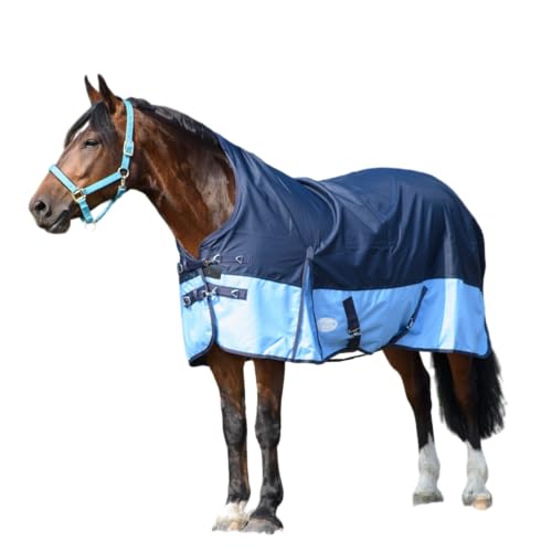 Pferdedecke 600d High Neck Polarfleece Weidedecke Winterdecke Regendecke
