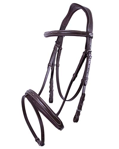 Qhp Kombinierte Trense N Hten Anatomisch Geformt Braun