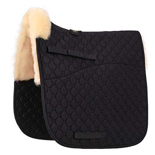 Merauno Echtes Lammfell Satteldecke Lammwolle Schabracke Dressur Und