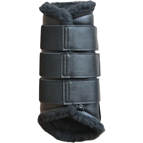 Rl24 Gamaschen Comfort Pferdegamaschen Mit Weichem Teddyfutter Klettverschl