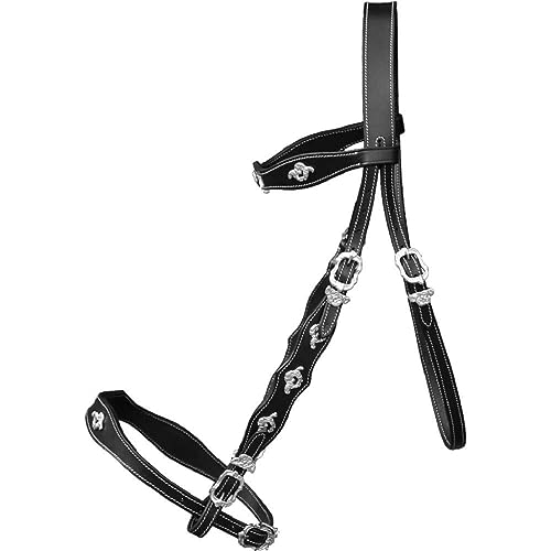 Brama West Portugiesische Trense Barockzaum Aveiro Barocktrense Schwarz